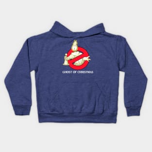 Ghost Of Christmas 80's Retro Ghost Movie Charles Dickens A Christmas Carol Parody Kids Hoodie